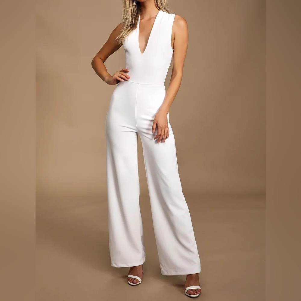 White Lulu’s Jumpsuit | Worn once!